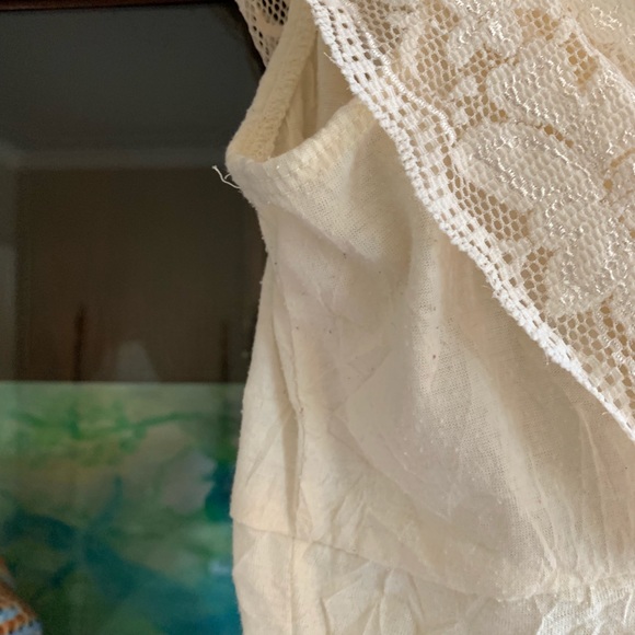 Anthropologie tank w lace overlay, size S - Picture 7 of 7